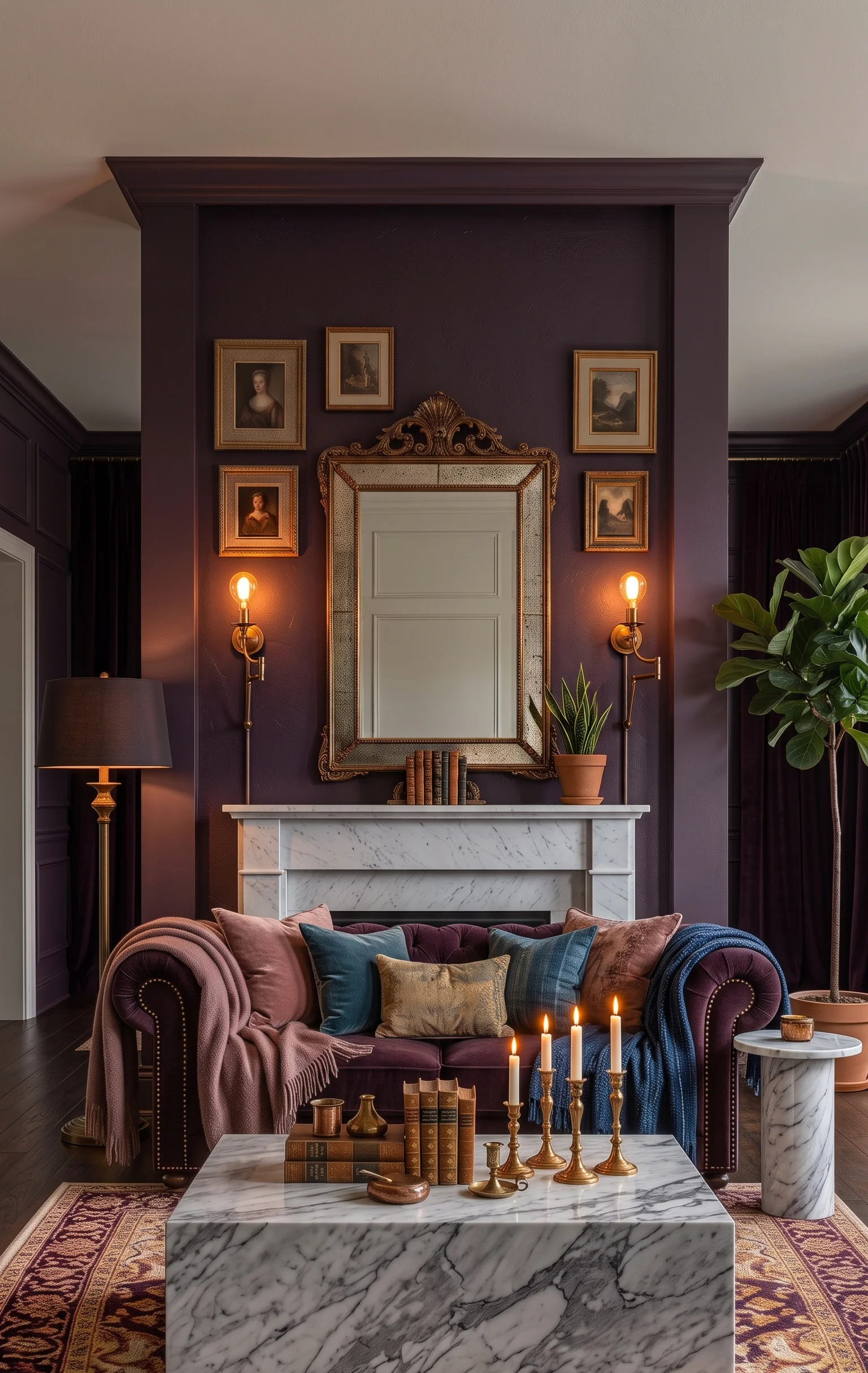 Layered Textiles in Mixed Patterns