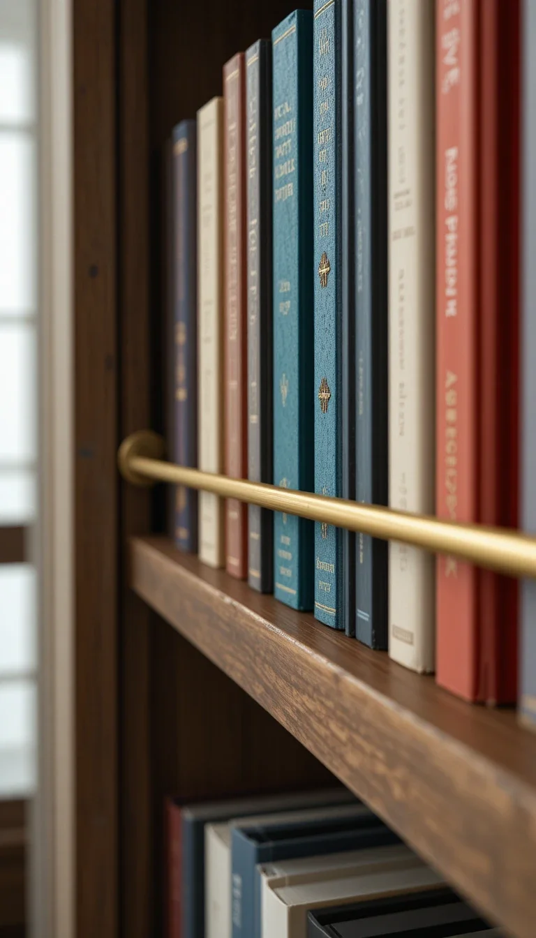 Use Brass Rails to Keep Items From Sliding