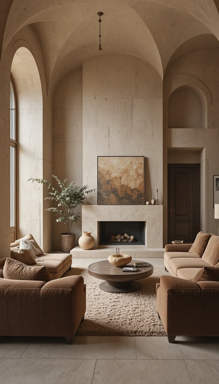 Sandstone and Deep Brown