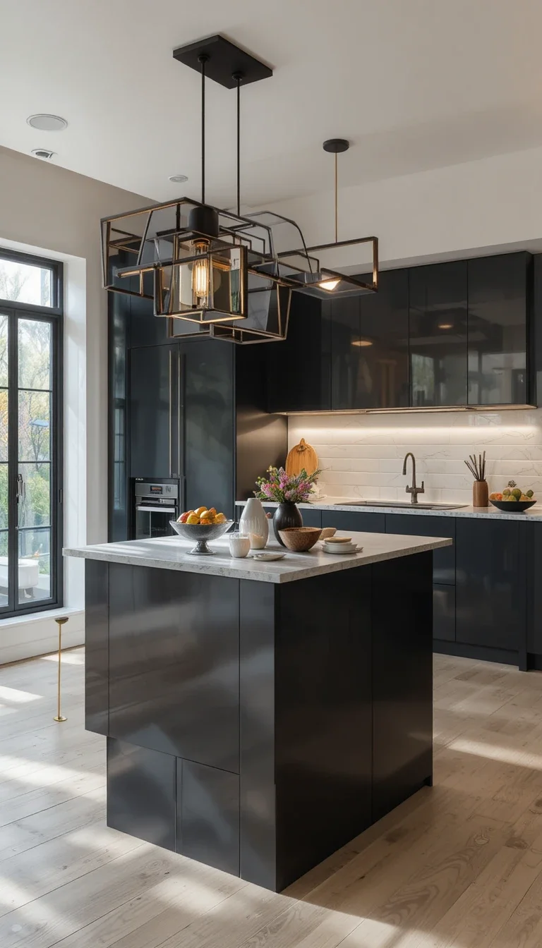 Asymmetrical and Geometric Statement Lighting