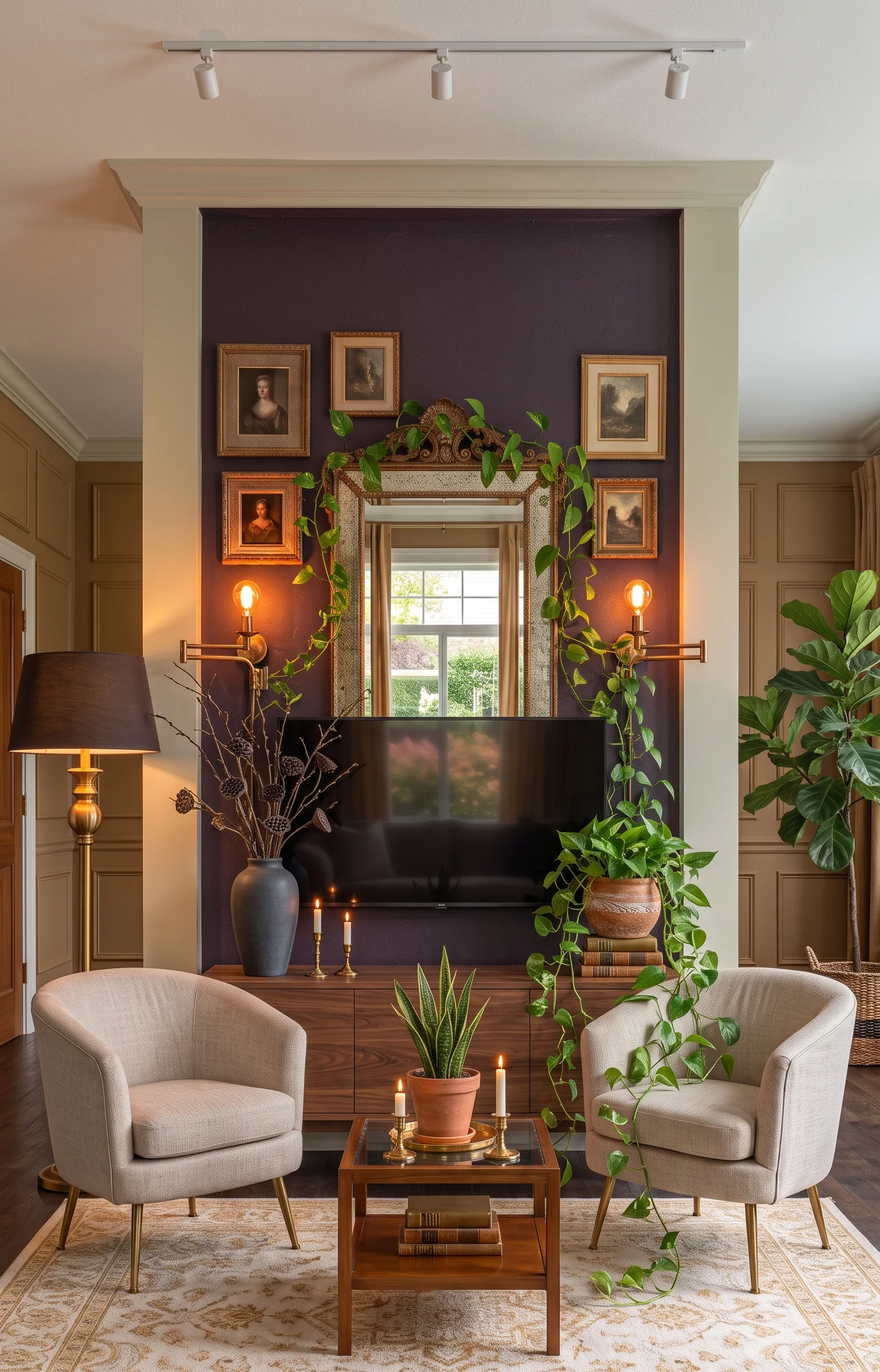 Let Greenery Soften the Screen