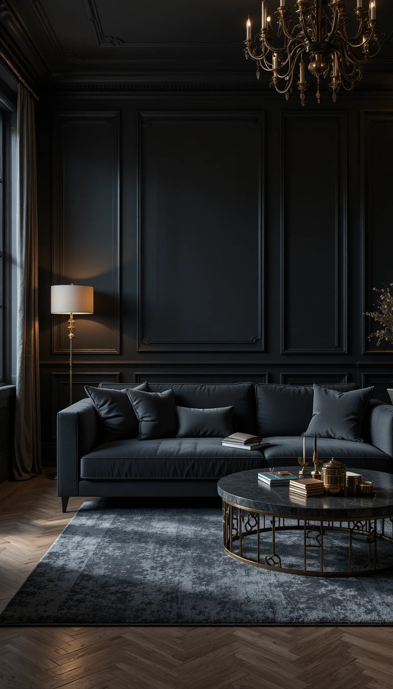 Black Accent Walls vs Full Black Walls