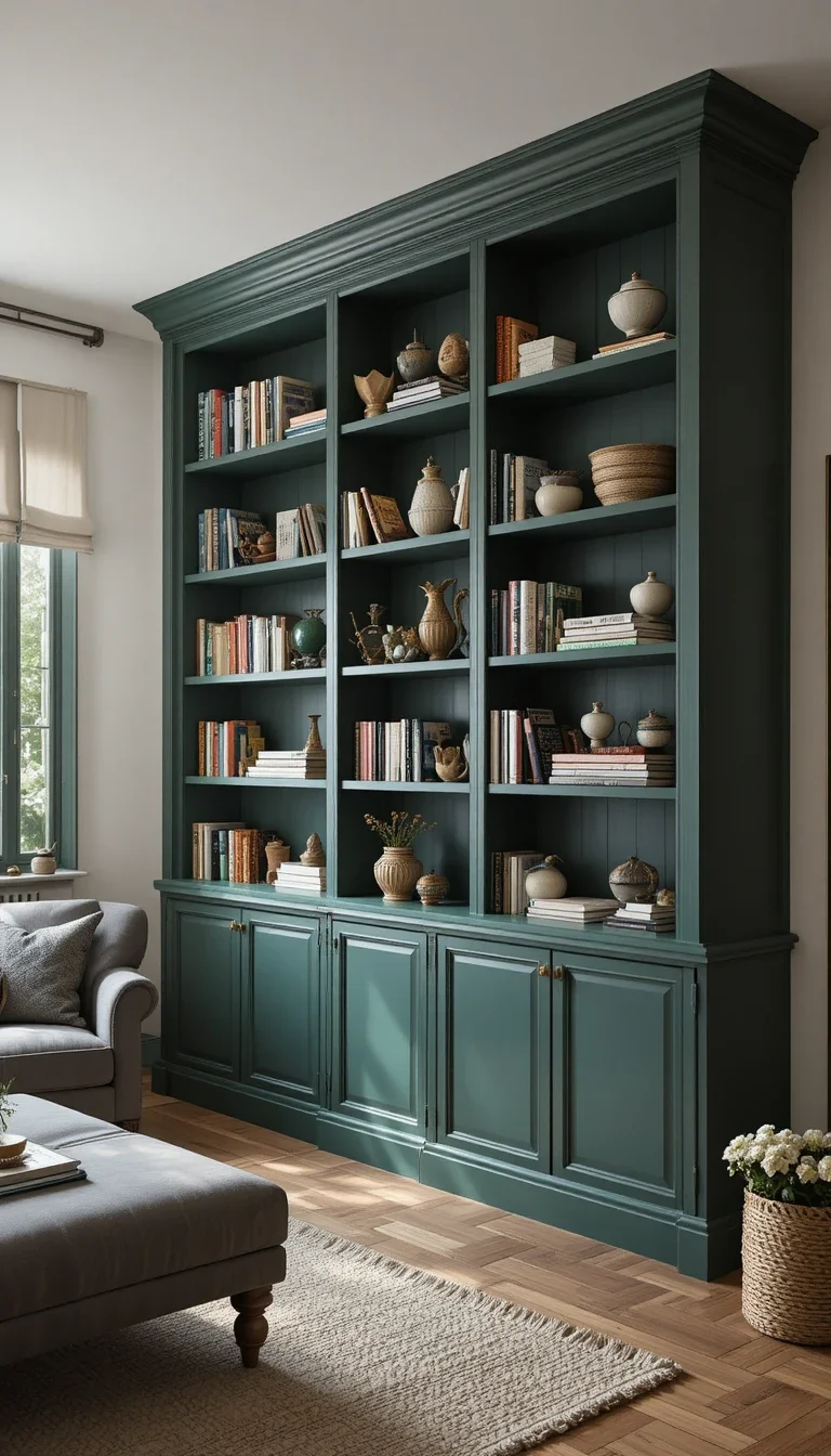 Paint Built-Ins a Bold Color