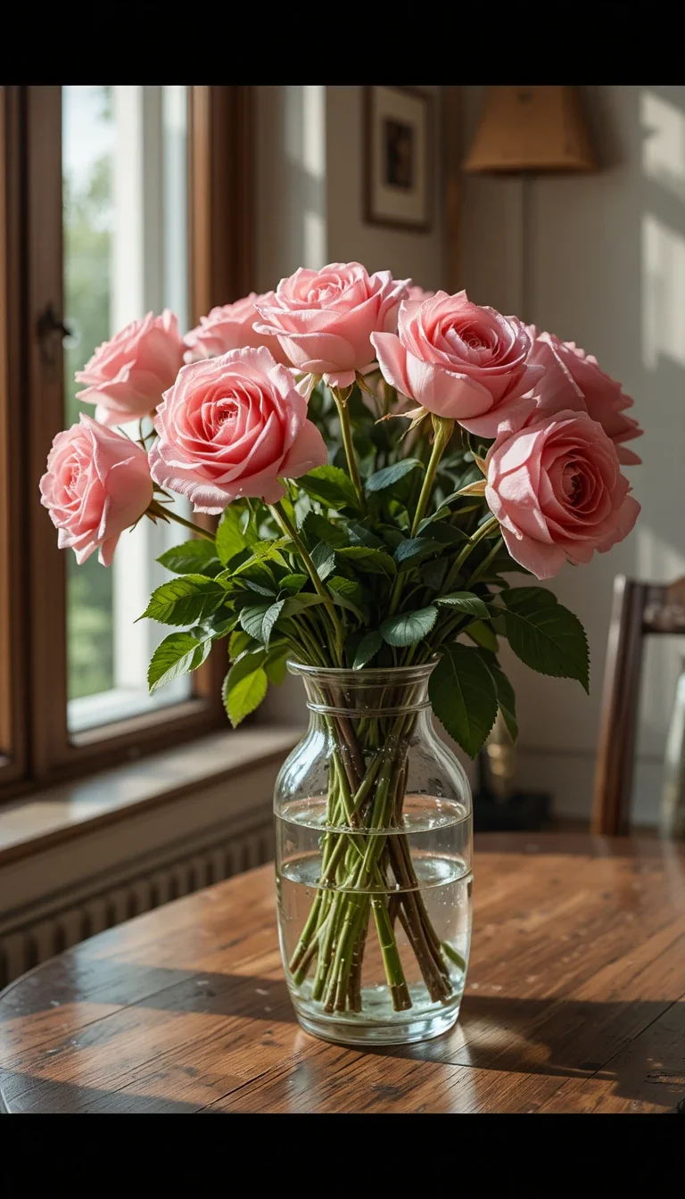 Floral Pink Decor for a Natural Touch