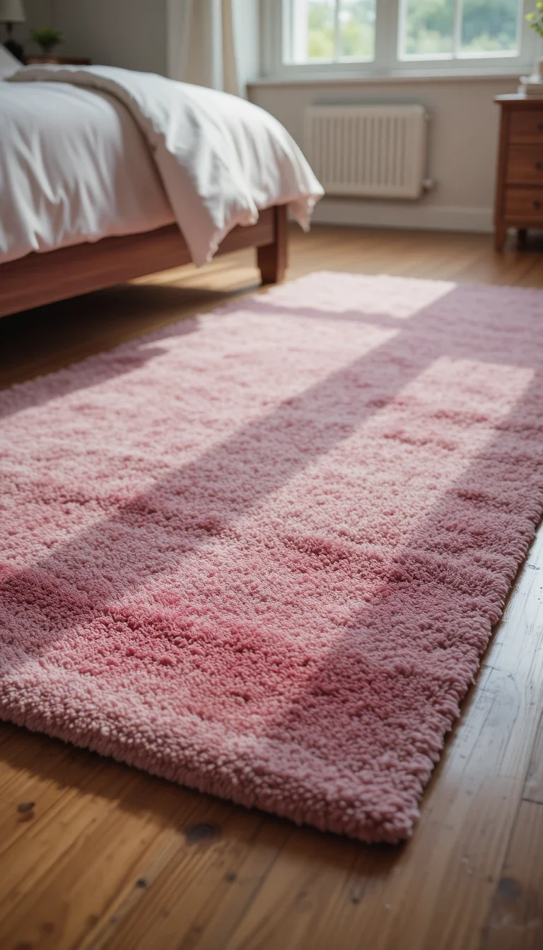 Pink Rugs to Ground the Space