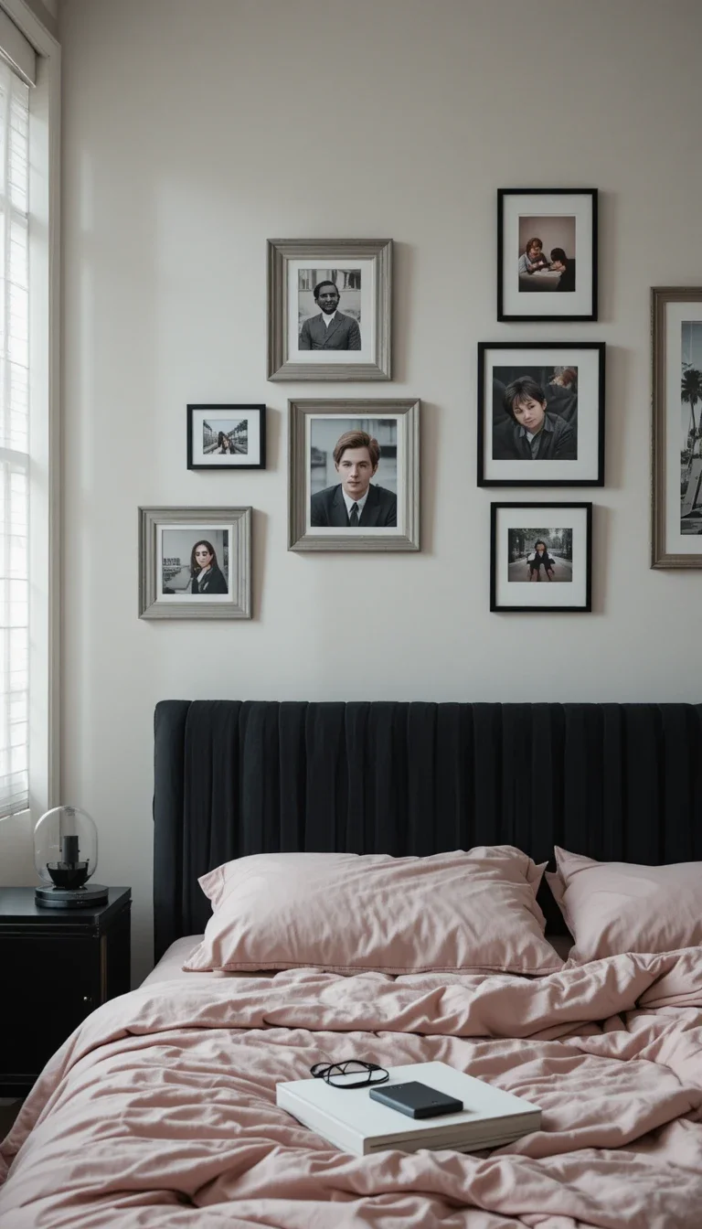 Black + Pink Contrast for Bold Personality