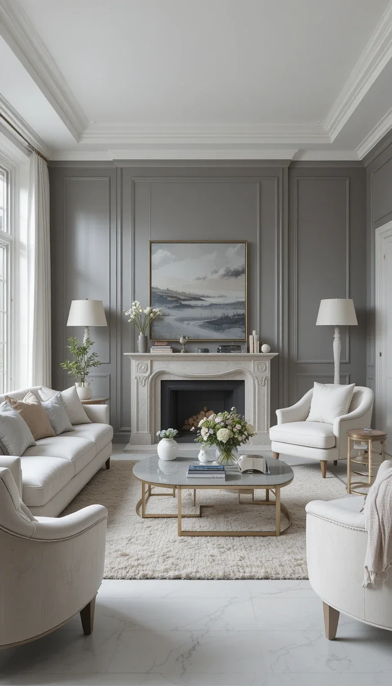 Pewter and Soft White
