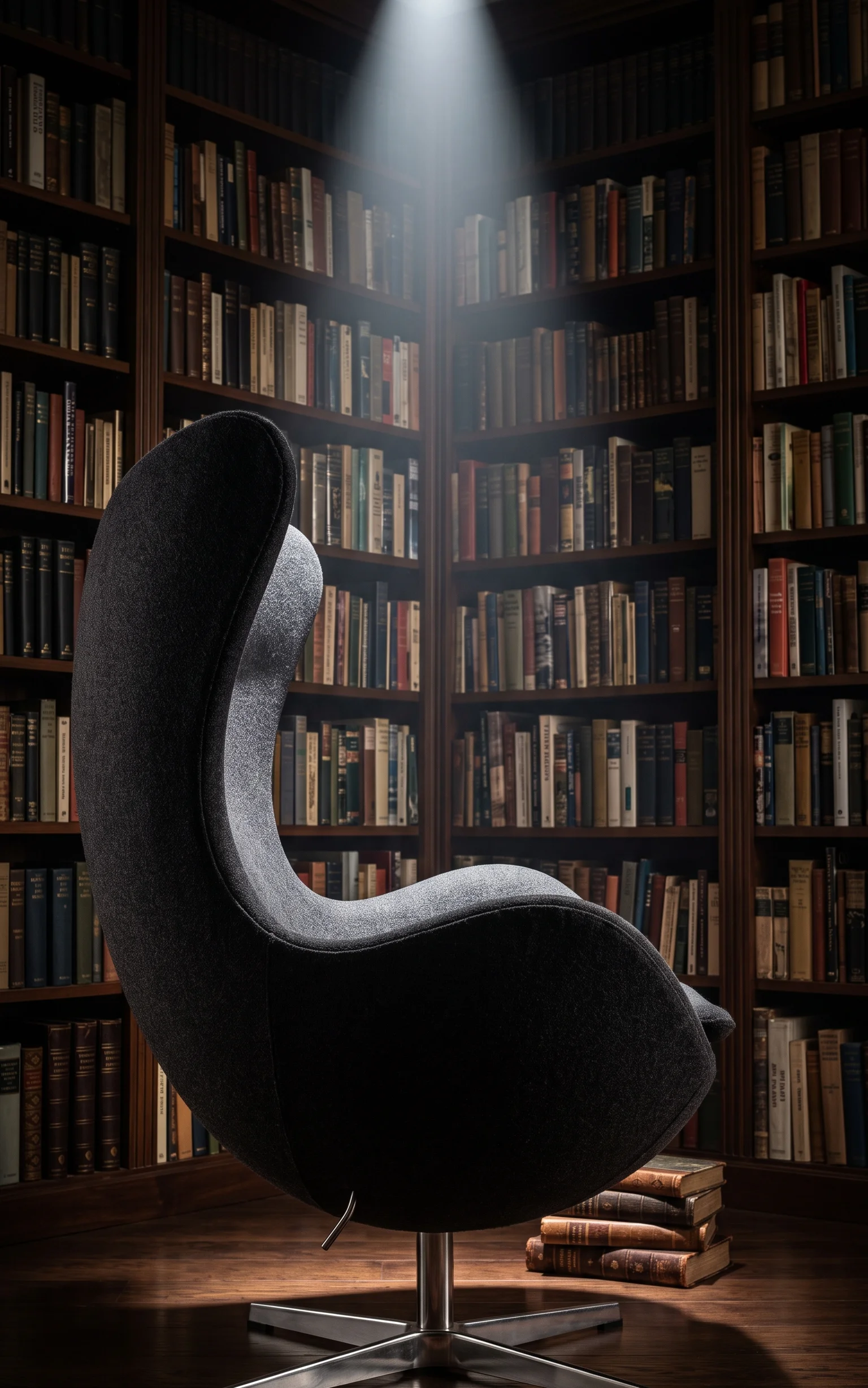 The Egg Chair and Enclosed Swivel