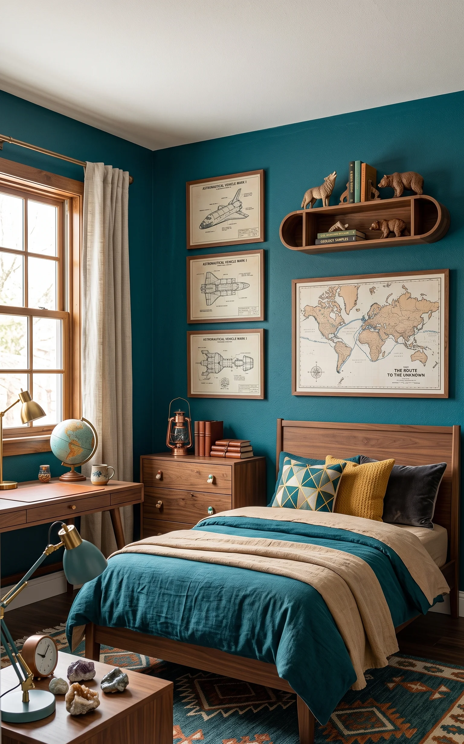 Teal Plus Wood, the Underrated Combo