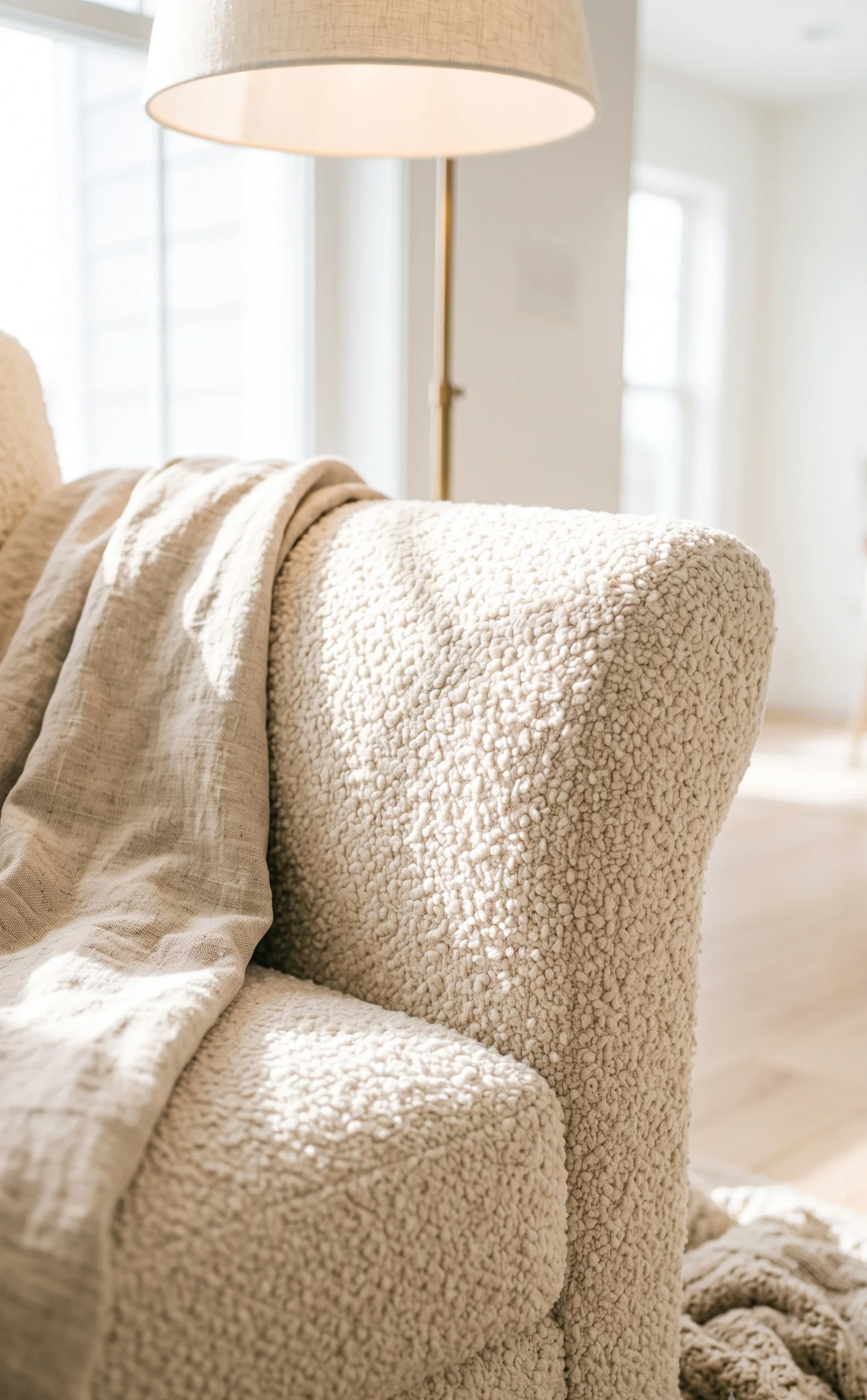 Linen and Boucle for Year-Round Comfort