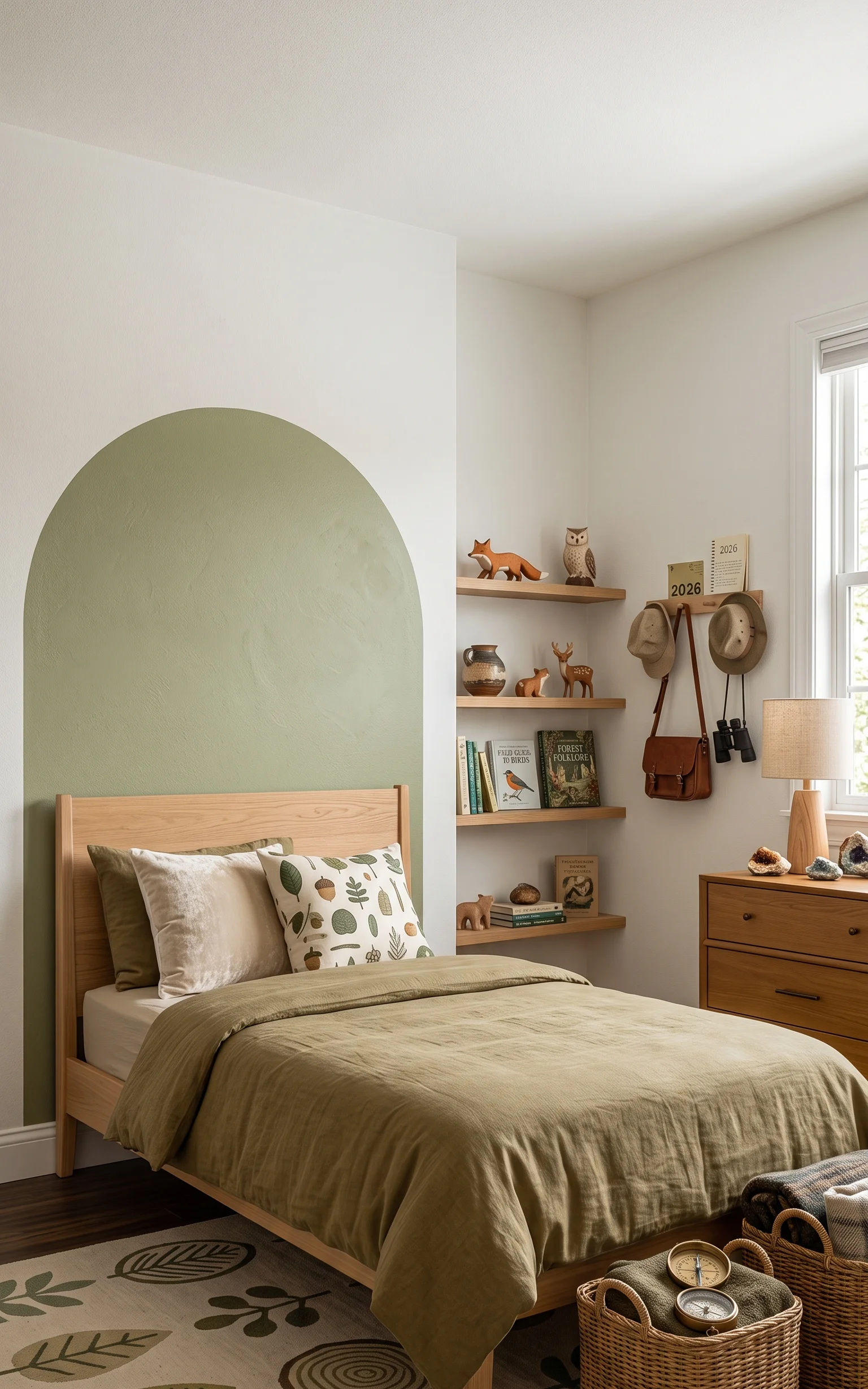 Paint an Arch Behind the Bed