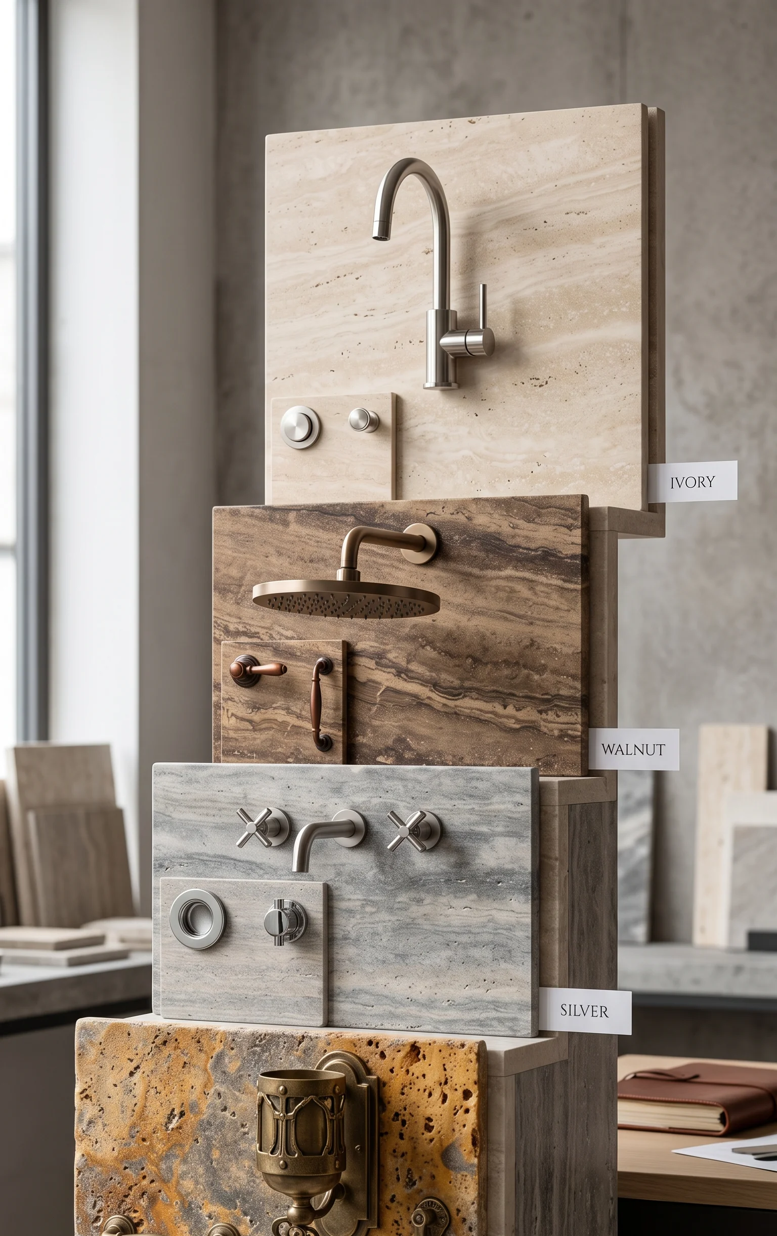 Which Fixture Finish Suits Which Travertine