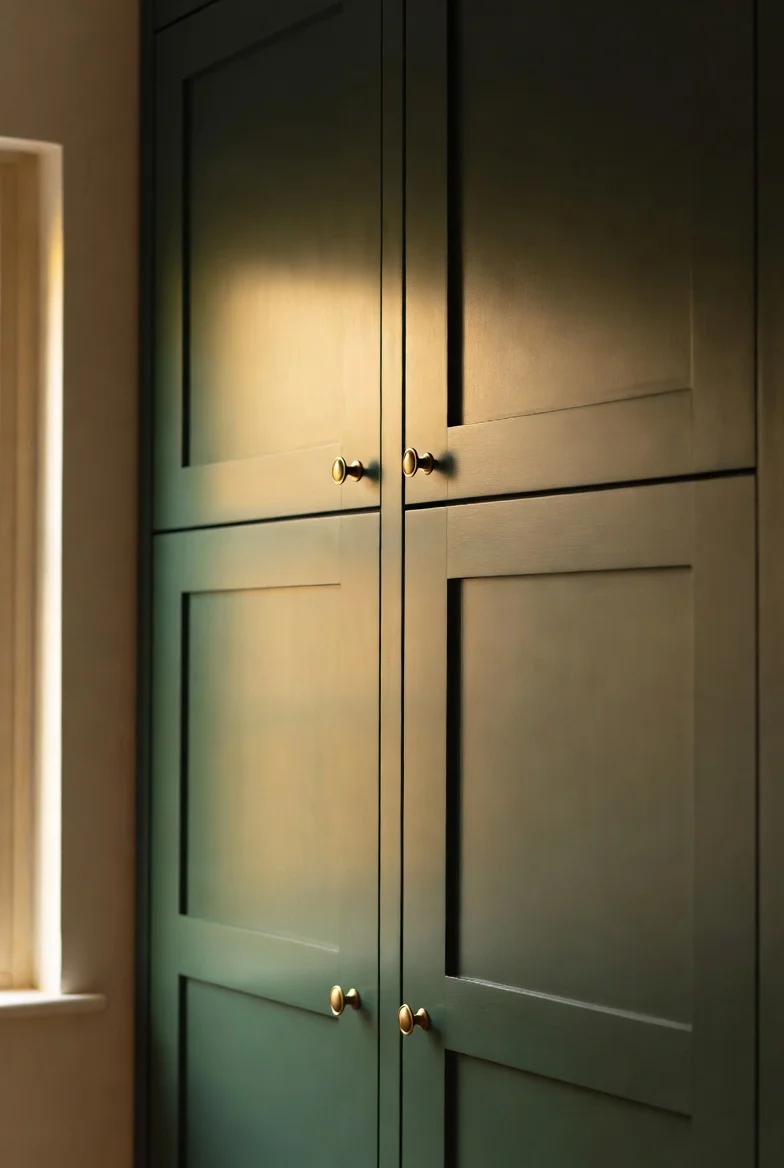 Paint the Cabinets Forest Green