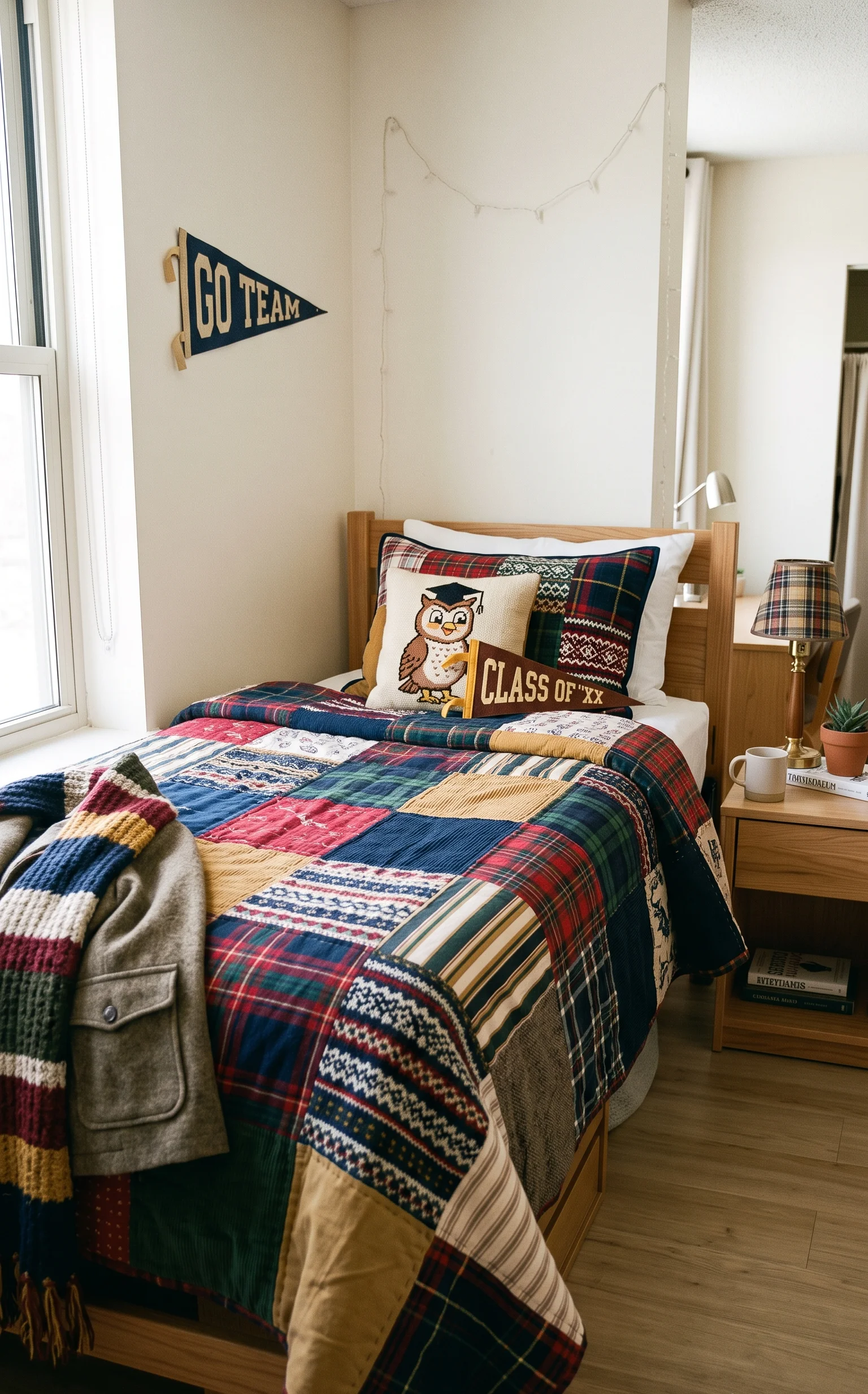 Varsity Whimsy: Quilts Over Duvets