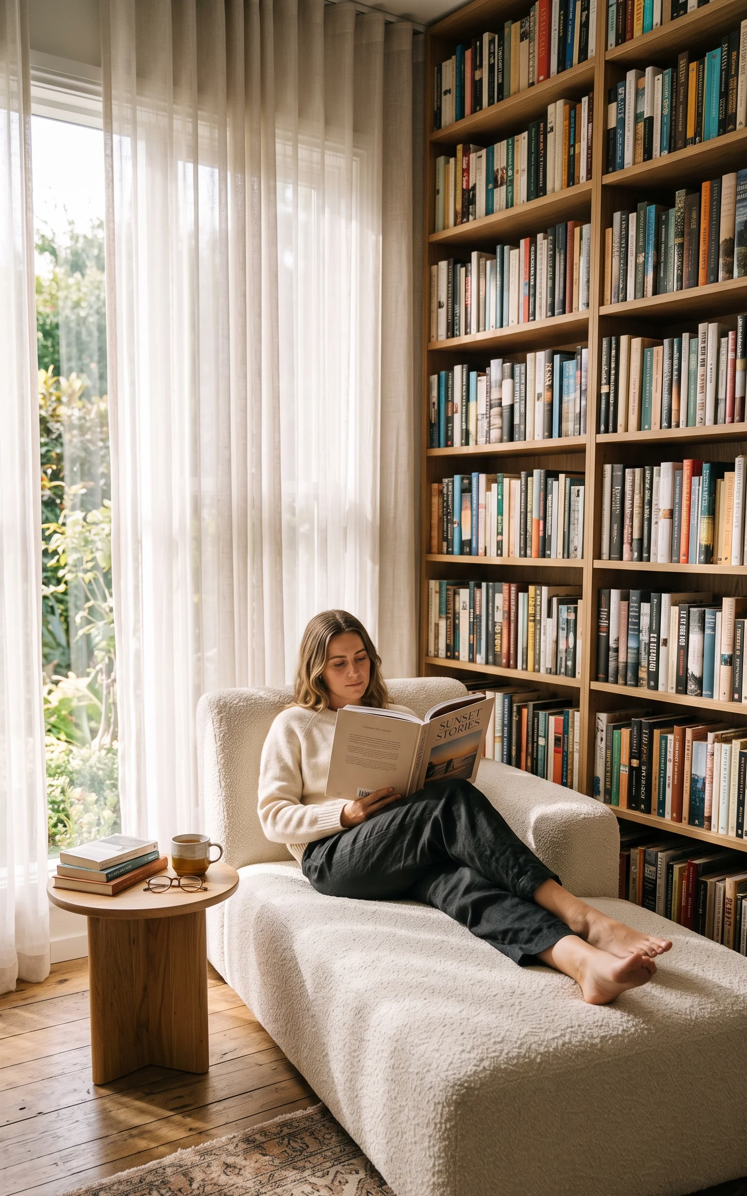 The Chaise Lounge Reading Nook Setup