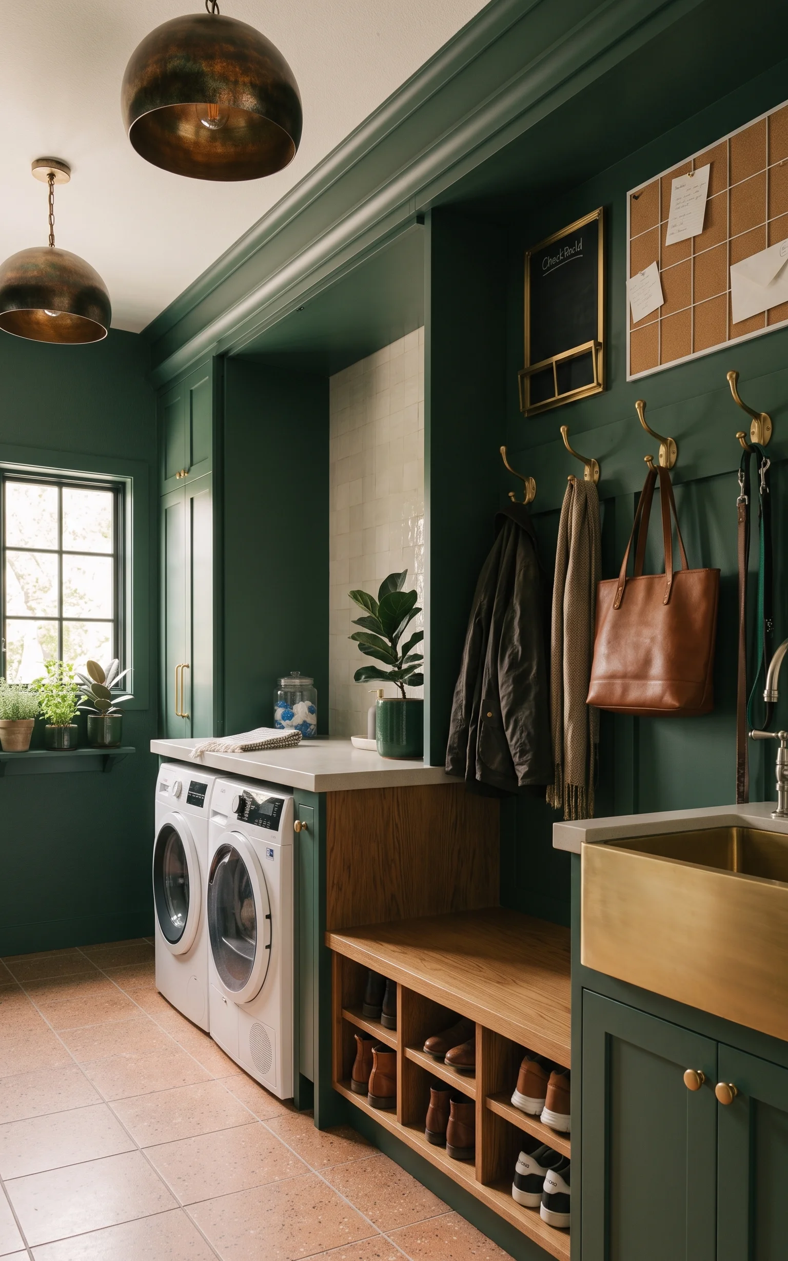 Merge Laundry and Mudroom Into a Command Center