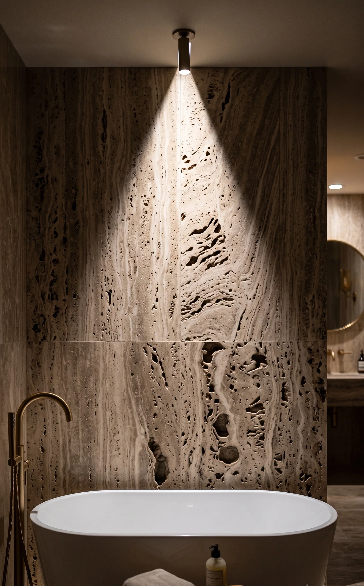 Raw Unfilled Stone Feature Wall