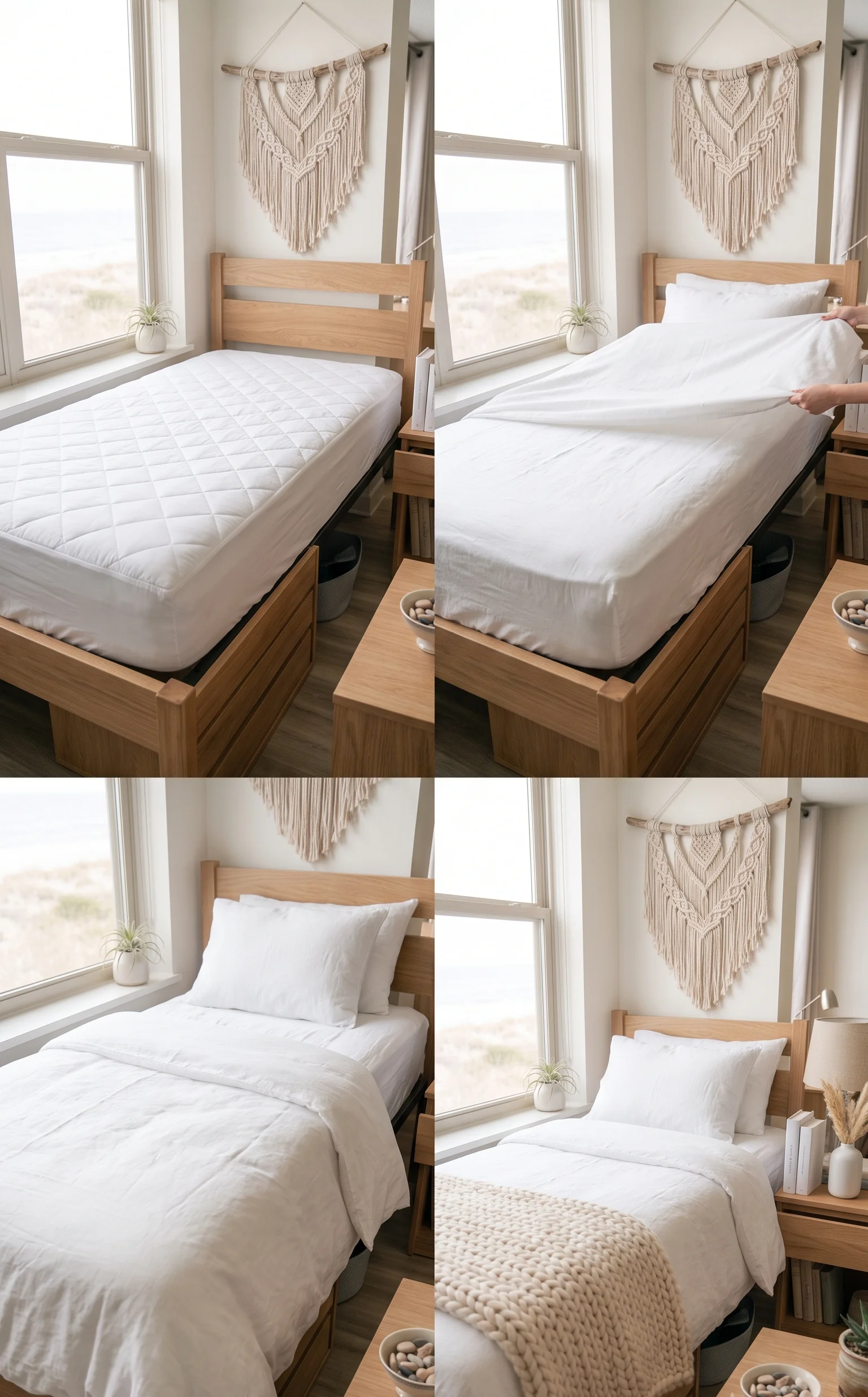 How to Actually Layer a Dorm Bed
