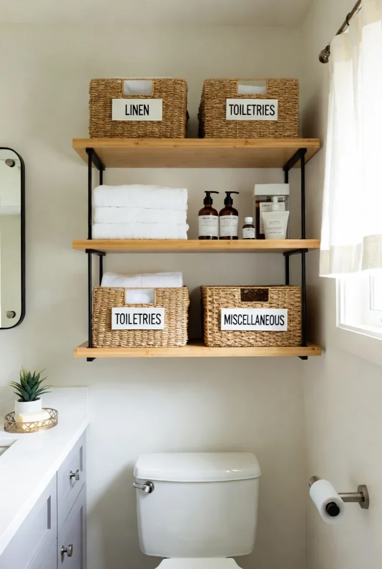 21 Small Bathroom Organization Ideas That Make Tiny Feel Tidy