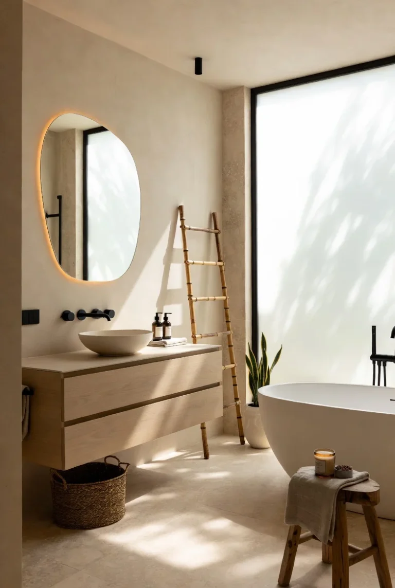 19 Japandi Bathroom Ideas for 2026: Calm, Warm, and Beautifully Empty