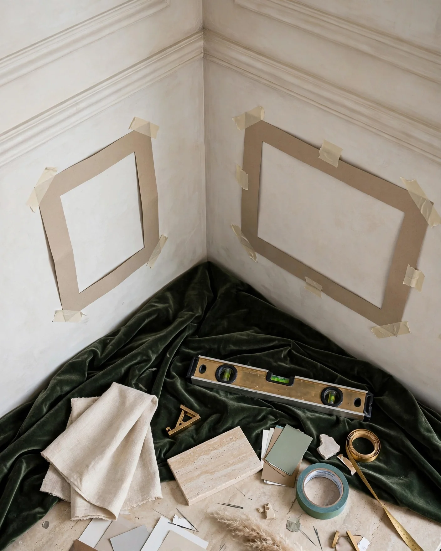 The Renter's No-Nail Corner Gallery