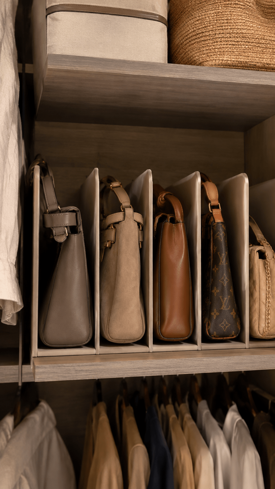 Store Bags Vertically